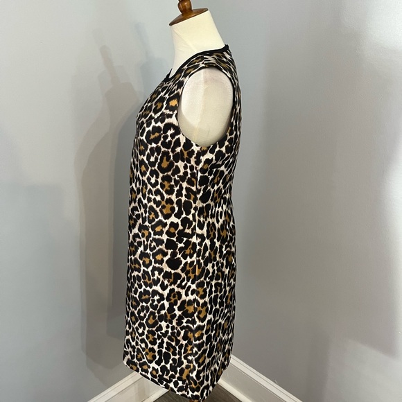 NWOT J.Crew leopard print dress size 2 - Picture 7 of 9